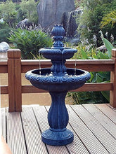 ASC Solar Water 2-tier Tulip Fountain with Pump Kit - Open Box