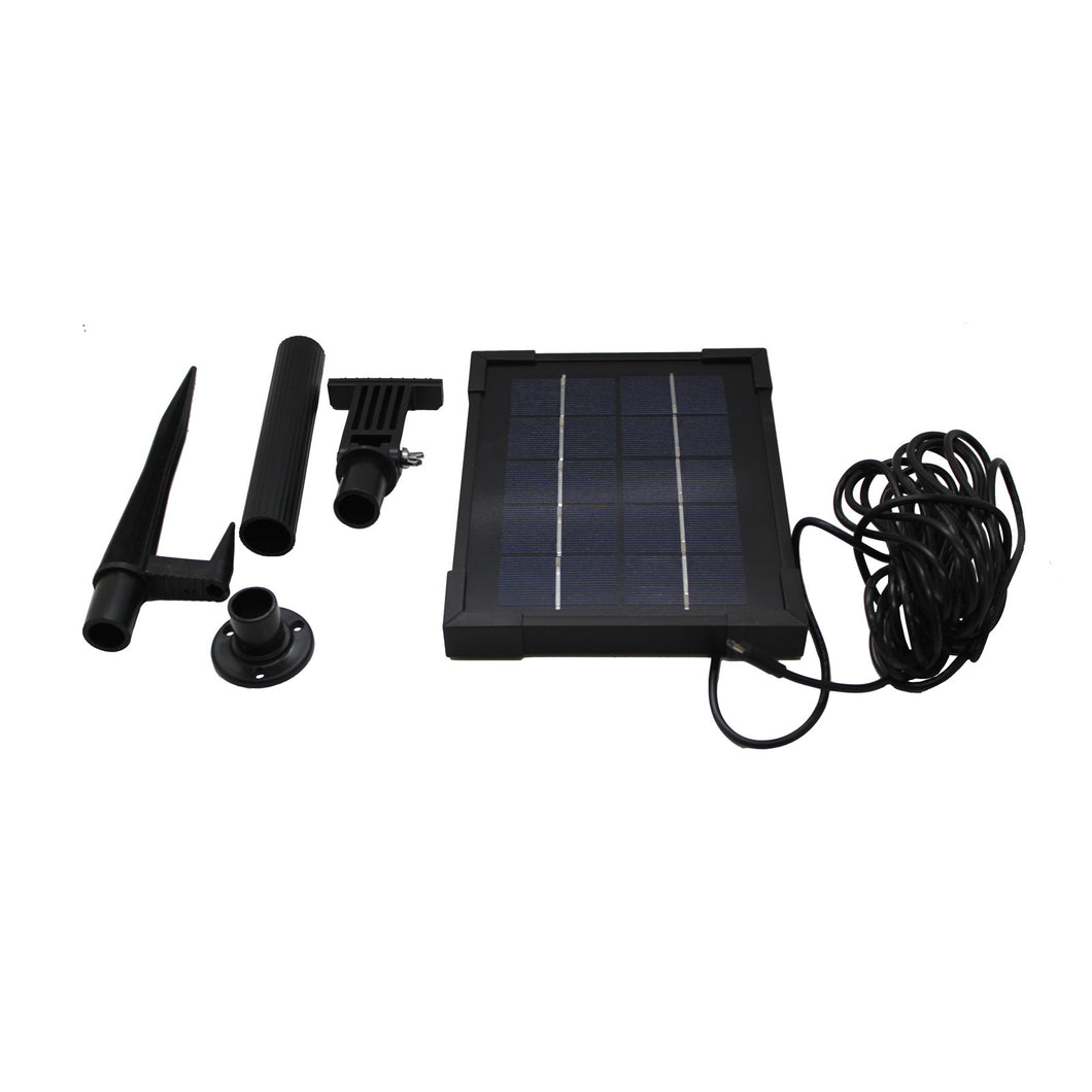 ASC Solar Panel for Ring Stick Up Cam Continuously with 5 m/16.4 ft Power Cable