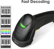 Handheld USB Barcode Scanner Wired Automatic 1D Bar Code Reader with USB Cable