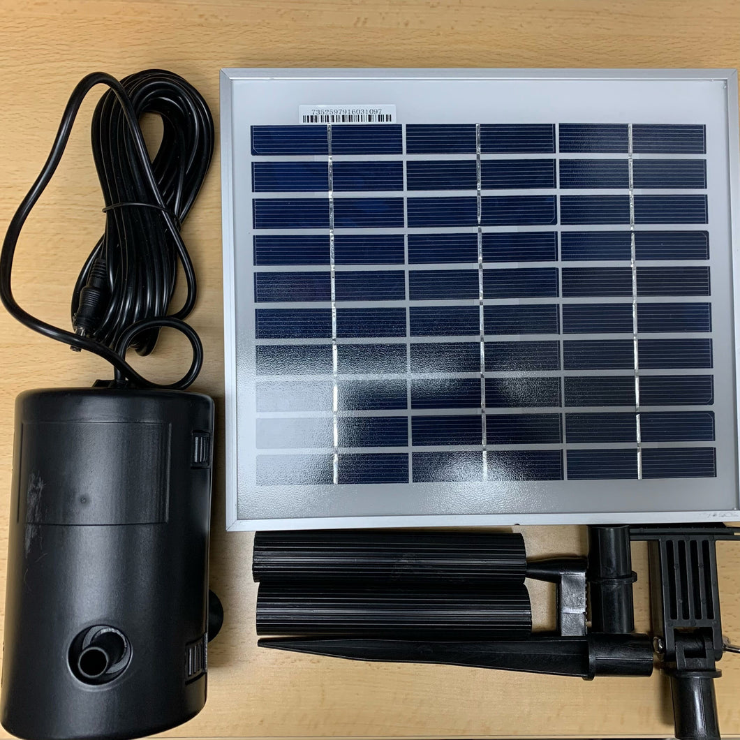 ASC 5 Watts Solar Water Pump Kit for Fountain/Pond Daytime Version - Open Box